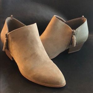 Old Navy Olive Ankle Booties